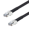 Picture of Double Shielded Cat5e Outdoor High Flex PoE Industrial  Ethernet Cable, RJ45, BLK, 1.0ft