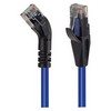 Picture of Category 5E 45° Patch Cable, Straight/Right 45° Angle, Blue 10.0 ft