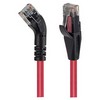 Picture of Category 5E 45° Patch Cable, Straight/Right 45° Angle, Red 1.0 ft