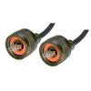 Picture of IP68 Ruggedized Cat5e Cable, RJ45, Plug to Plug, ZnNi Finish w/ FR-TPE Cable & Dust Caps, 10.0m