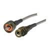 Picture of Armored IP68 Cat5e Cable, Ruggedized RJ45, Plug to Jack, ZnNi w/ FR-TPE Cable & Dust Caps, 1.0m