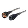Picture of Armored IP68 Cat5e Cable, Ruggedized RJ45, Plug to Jack, ANOD w/ FR-TPE Cable & Dust Caps, 1.0m