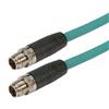 Picture of Category 6a M12 8 Position X code SF/UTP Industrial Cable, M12 M / M12 M, 10.0m