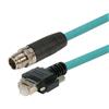 Picture of Category 6a GigE SF/UTP High Flex Ethernet Cable, GigE / M12 X-code Male, 10M