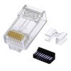 Picture of Category 6A RJ45 Plug (8x8), Long Body, Pkg/25