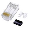 Picture of Category 6A RJ45 Plug (8x8), Long Body, Pkg/Single