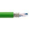 Picture of Single Pair Ethernet (SPE) Bulk Cable, 22 AWG Stranded, Double Shielded, SF/TP, PUR Green, 50 Meter