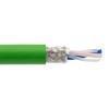 Picture of Single Pair Ethernet (SPE) Bulk Cable, 26 AWG Stranded, Double Shielded, SF/TP, PUR Green, 10 Meter