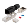 Picture of Ethernet Category 6a 10gig Field Terminable RJ45 (8x8), Male Field Termination Plug, Shielded, 22-26AWG, PoE Rated