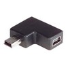 Picture of Right Angle USB Adapter, Mini B5 Male/Female, Exit 2