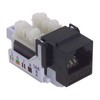 Picture of Category 5E Keystone Jack, 110/RJ45 (8x8), EIA568A/B Black