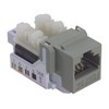 Picture of Category 5E Keystone Jack, 110/RJ45 (8x8), EIA568A/B Gray