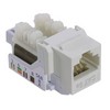 Picture of Category 5E Keystone Jack, 110/RJ45 (8x8), EIA568A/B White