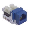 Picture of Category 6 Keystone Jack, 110/RJ45 (8x8), EIA568A/B Blue