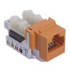 Picture of Category 6 Keystone Jack, 110/RJ45 (8x8), EIA568A/B Orange