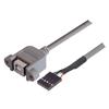 Picture of USB Type B Adapter, Female Bulkhead/Female Header 0.5M