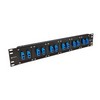 Picture of Universal Rack Panel with 12 Duplex SC Couplers  w/Bronze Alignment Sleeve