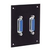 Picture of Universal Sub-Panel, 2 DB15 Feed-Thru Adapters