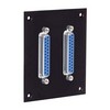 Picture of Universal Sub-Panel, 2 DB25 Feed-Thru Adapters
