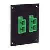 Picture of Universal Sub-Panel, 2 Duplex APC SC Coupler