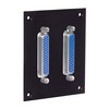 Picture of Universal Sub-Panel, 2 HD44 Feed-Thru Adapters