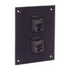 Picture of Universal Sub-Panel, 2 Category 5e Couplers, RJ45 Straight Thru