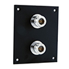 Picture of Universal Sub-Panel, Two N Type Feed-Thru Bulkhead Coupler