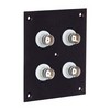 Picture of Universal Sub-Panel, 4 Insulated BNC Feed-Thru Adapters