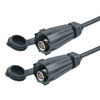 Picture of IP68 Waterproof 10M Cable, 75 Ohm BNC Male to BNC Male, PVC, Black