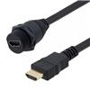 Picture of HDMI Female Waterproof to HDMI Male standard length 2M
