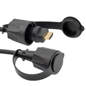 Picture of Waterproof HDMI Industrial Cable with Dust Cap, 3M