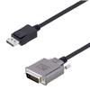 Picture of DVI w/Metal Shell Male to DisplayPort LSZH Cable  5 feet