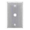 Picture of Stainless Wall Plate, One 0.5" dia. D-hole