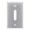 Picture of Stainless Wall Plate, One DB25/HD44 Opening