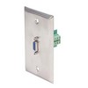 Picture of Wallplate Assembly HD15 Female to Terminal Block